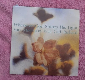 Van Morrison With Cliff Richard – Whenever God Shines His Light vinyl 7" - VG+ - Picture 1 of 1