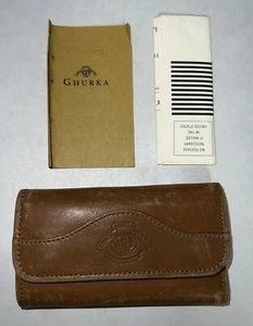 Estuche para llaves ghurka vintage color marrón tostado - Imagen 1 de 12