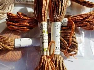 Au Ver a Soie Soie d'Alger 7 ply Silk Floss You Choose Your Colors 4000 Range - Picture 1 of 28