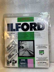 Ilford 2 HP5 Plus Professional Films ISO 400 & 25 Sheet MG RC 8x10 Paper Pack - Picture 1 of 5