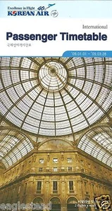 Airline Timetable - Korean Air - 01/01/09 - International - S - Picture 1 of 1