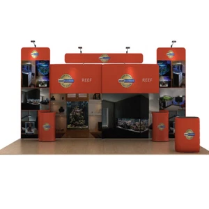 20ft custom trade show booth set pop up display - Picture 1 of 4