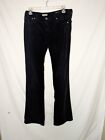 Adriano Goldschmeid AG Black Corduroy the Angel Bootcut Pants Size 28R
