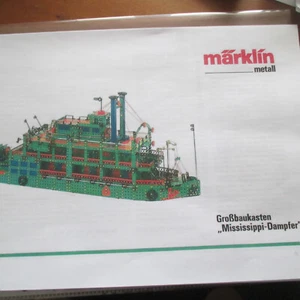 .Märklin Gr0ßbaukasten Montageplan Missisippi Dampfer,wie neu - Bild 1 von 2