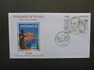 MONACO 2024 500th Anniv. Birth of Pierre de Ronsard First Day Cover - Picture 1 of 1