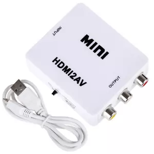 Neu HDMI Zu Komposit Cvbs Rca Cinch Av Video Konverter Adapter Pal Ntsc TV #573 - Bild 1 von 4