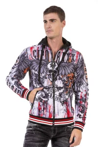 CIPO & BAXX HORIZON MENS HOOD JACKET SWEATSHIRT CL462 ALL SIZES - Picture 1 of 5