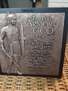Armour of God Moments of Faith Sculpture Plaque #11772 Light Christian Products - Picture 1 of 12