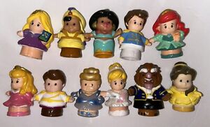 Fisher-Price Little People Disney Figures Princesses / Prince / Lot of 11
