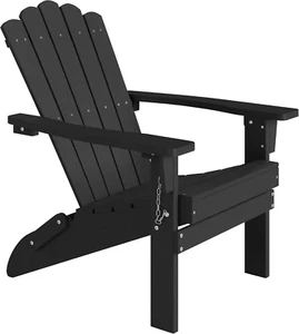 Adirondack Chair, HDPE Folding Adirondack Chairs, Wide Armrest and High Backrest - Picture 1 of 6