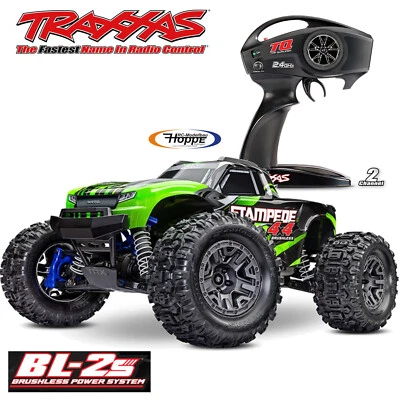 TRAXXAS TRX67154-4GRN TRAXXAS Stampede 4x4 grün 1/10 Monster-Truck RTR BL-2S - Bild 1 von 4