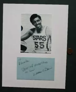 1968-70 ABA Los Angeles Stars Warren Davis signed autograph card & photo 7 team- - Picture 1 of 1