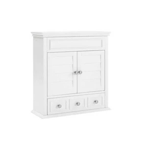 CROSLEY FURNITURE Medicine Cabinet 24.25"Wx25.75"Hx9.25"D Lydia Dual Swing MDF - Picture 1 of 7