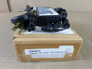 Adaptador de alimentación de CA IBM 02K6813 16V 3.5A con cable - Imagen 1 de 4