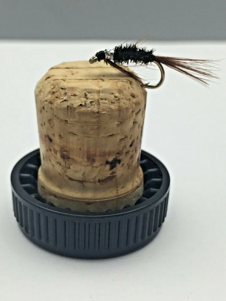 Mosca Pesca Prime Collezione Diawl Bach Argento Holo X 8 Mosche, Misura 12 - Immagine 1 di 1