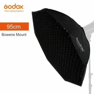 Godox 95cm Grid Octagon Softbox 37" Honeycomb Bowens for Studio Strobe Speedlite - Image 1 of 4