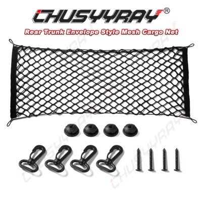 Rear Trunk Envelope Style Mesh Web Cargo Net for DODGE CHALLENGER 2008-2023 — 第 1/4 张图片