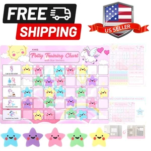 para niños pequeños con 40 pegatinas grandes reutilizables de estrellas magnéticas, rewar interactivo... - Imagen 1 de 8