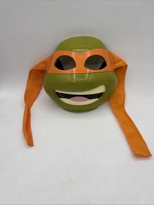 Teenage Mutant Ninja Turtle Michelangelo Mask Orange Halloween Cosplay 2013 TMNT - Image 1 of 4