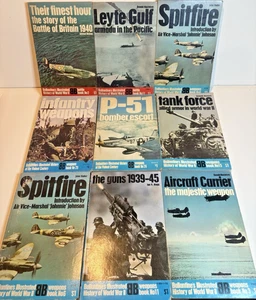 Ballantine's illustrated History of World War II Weapons/Vehicles 9 Book Lot - Bild 1 von 5