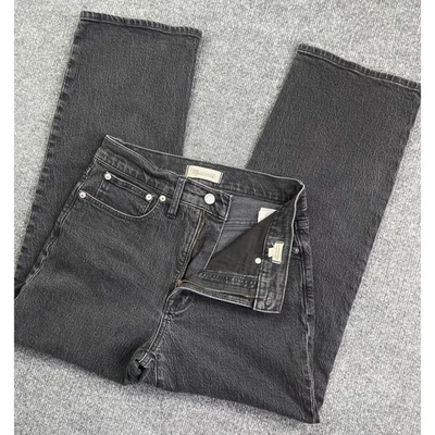 Madewell Jeans Women's 27P Black The Perfect Vintage Wide Leg Jean High Rise - Image 1 of 4
