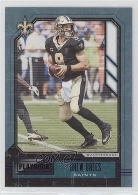 2020 Panini Playbook Purple Drew Brees #84 - Image 1 of 2