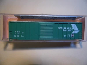N - Roundhouse 8852 - 50' Standard Boxcar, Berlin Mills     New/Kit - Picture 1 of 1