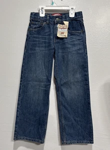 Levis Jeans 549 Relaxed Straight Leg Blue Denim Kids Boys Size 7 Casual School - Picture 1 of 11