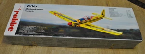 Vintage Bausatz Montagekasten 3201 ROBBE Vortex Kunstflug Tiefdecker NEU selten - Bild 1 von 8