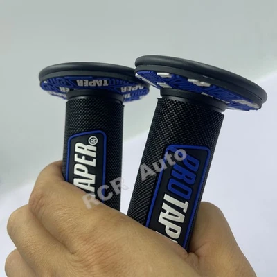 Motorcycle Pro Taper 7/8" Hand Grips Blue Handle for Pit Dirt Bike ATV Off-road - Image 1 of 4