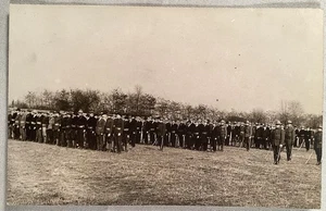 c1918 Ada Ohio Northern University WW1 MILITARY DEPARTMENT SATC RPPC Photo PC - Bild 1 von 2