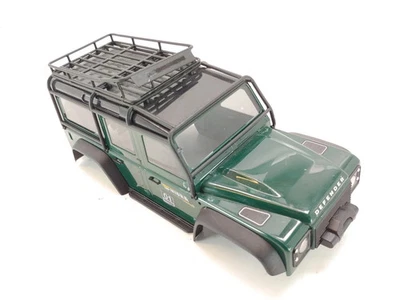 Traxxas TRX-4m Mini Defender Green RC Crawler Body w/ Roof Rack - Image 1 of 4