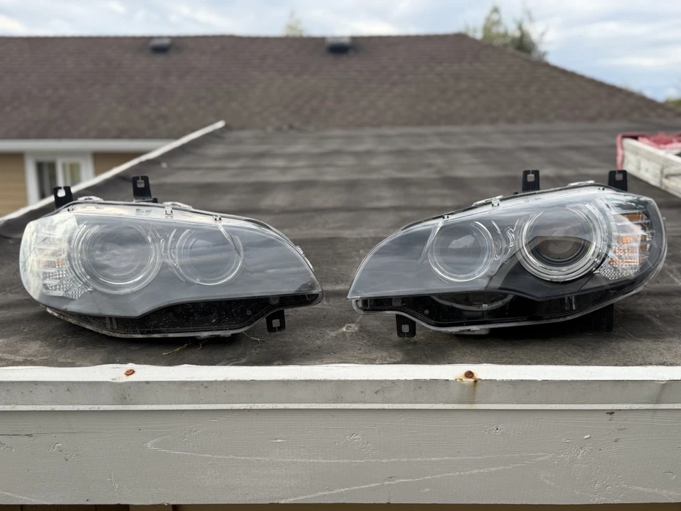 E70 E71 X5m/X6m Headlamps Left Right Headlight Assembly for BMW Adaptive Xenon   - Image 1 of 4