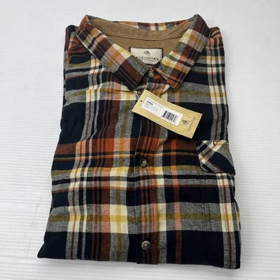 Legendary Whitetails Flannel Plaid 4XL Big Tall Buck Camp Shirt Homestead HSPL - Image 1 of 4