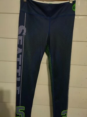 Seattle Seahawks #25 Women's Tights Size Medium - Image 1 of 2