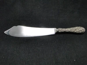 Cuchillo para servidor de peces con mango de plata esterlina Stieff rosa adornado 10 pulgadas - Imagen 1 de 6