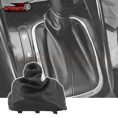 Black Car Shifter Knob Boot Leather For Kia Forte Koup 2009 2010 2011 2012 2013 - Image 1 of 4