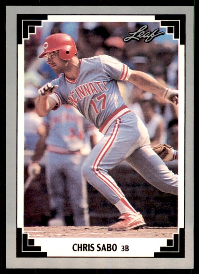 1991 Leaf Chris Sabo Baseball Cards #65 - Image 1 of 2