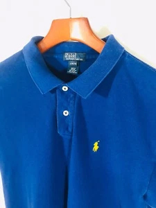 Polo Ralph Lauren Poloshirt Jungen dunkelblau Kurzarm 100% Baumwolle L - Bild 1 von 5