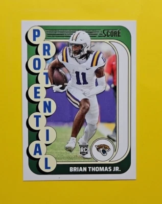 Brian Thomas Jr. - Jaguars - 2024 Score NFL Football - Protential - RC - #21 - Image 1 of 2