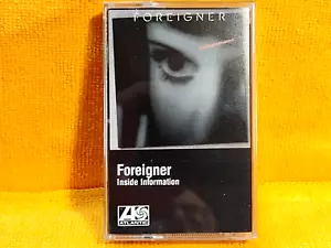 FOREIGNER-INSIDE INFORMATION-ATLANTIC/CRC-1987-A4 81808/VG++ RARE-CASSETTE-C64 - Picture 1 of 6