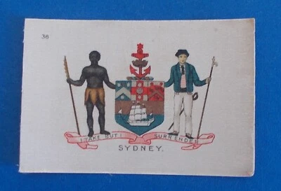 wills cigarette cards ARMS OF THE BRITISH EMPIRE CARD 38 - Image 1 of 2