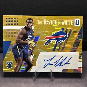 2017 Panini Unparalleled TRE'DAVIOUS WHITE AUTOGRAPH Wind Chimes Rookie  /149