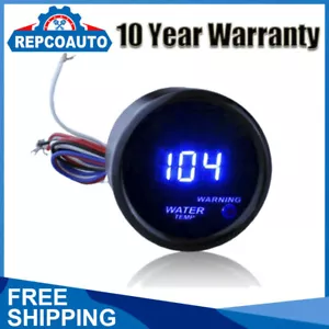 Medidor de Temperatura de Agua 12V Azul Digital LED Temperatura Coche Universal Medidor Automático - Imagen 1 de 8