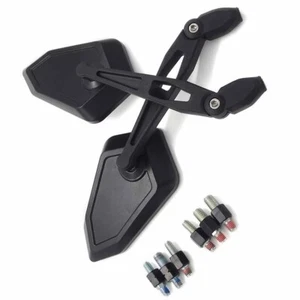 Rearview Side Mirrors For Kawasaki KDX125 KL250 KLR250 KL600 KLR600 KLE250 Anhel - Imagen 1 de 6