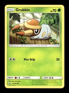 Pokemon Sun & Moon Grubbin 13/149 - Picture 1 of 1