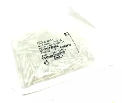 Harting 09330006214 Han E BU-C Crimp Connector AWG 18 LOT OF 100 - Image 1 of 4