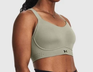 under armour uplift high green sports bra size 36D $99.99 - Picture 1 of 11