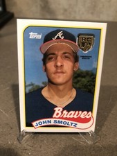 1989 Topps John Smoltz Atlanta Braves #382 Baseball Card