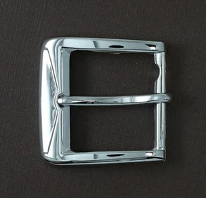 Nuevo hombre/mujer 1 1/2" 38mm hebilla de pasador (#62) con dos guardianes acabado níquel EE. UU. - Imagen 1 de 9